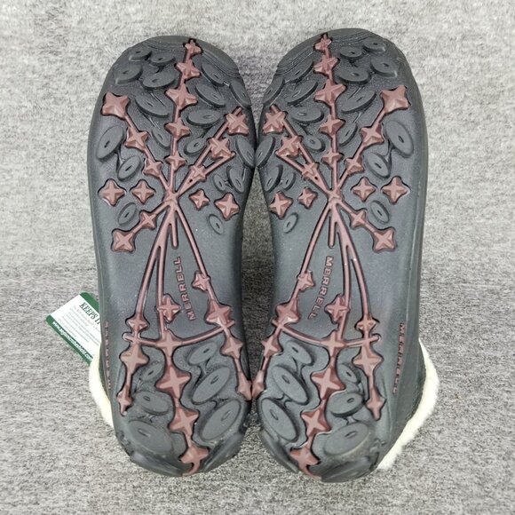 Merrell Sulis Black Leather Waterproof Insulated Winter Boots Women 7.5 DISCOLOR - Picture 5 of 12